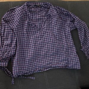 Madewell Plaid Blouse